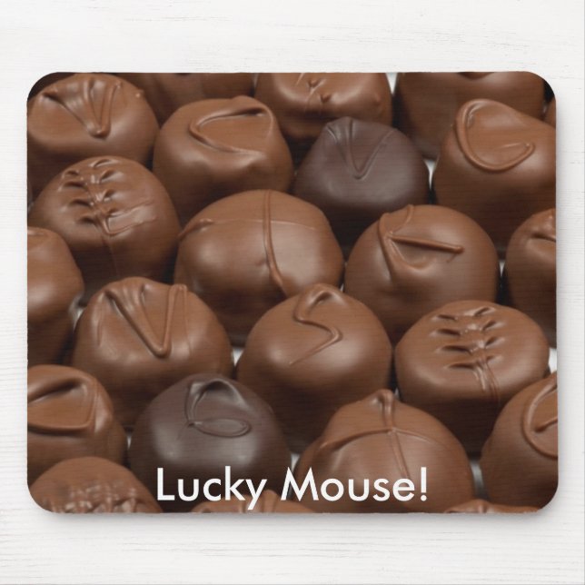 Lucky Mouse with Chocolate! Pad (Front)