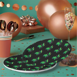 Lucky music note paper plate