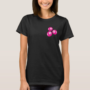 Lucky Number 4 Pink Balls T-Shirt