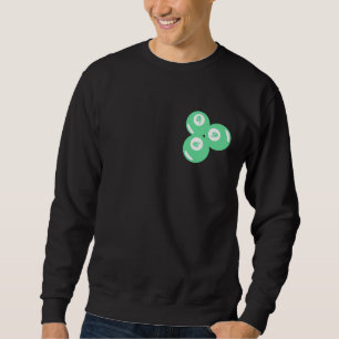Lucky Number 9 Teal Balls Sweatshirt