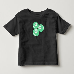 Lucky Number 9 Teal Balls Toddler T-Shirt