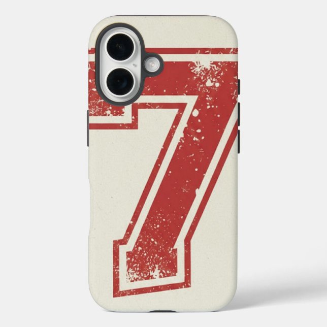 lucky number seven Case-Mate iPhone case (Back)