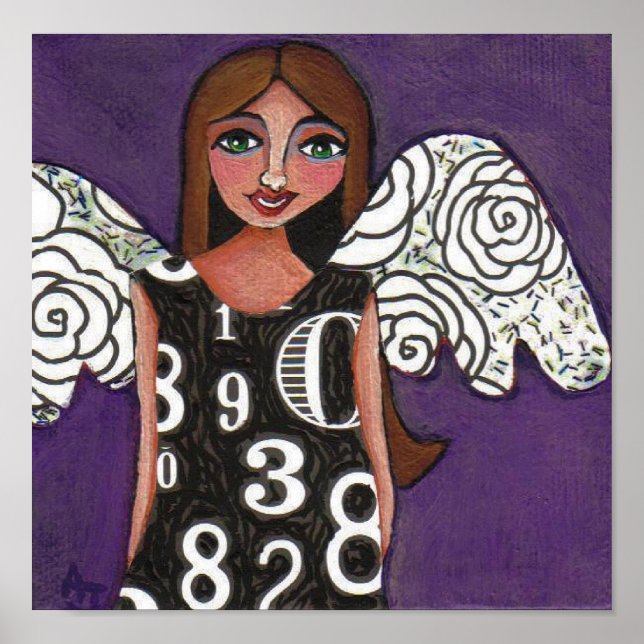 Lucky Numbers Angel - print (Front)