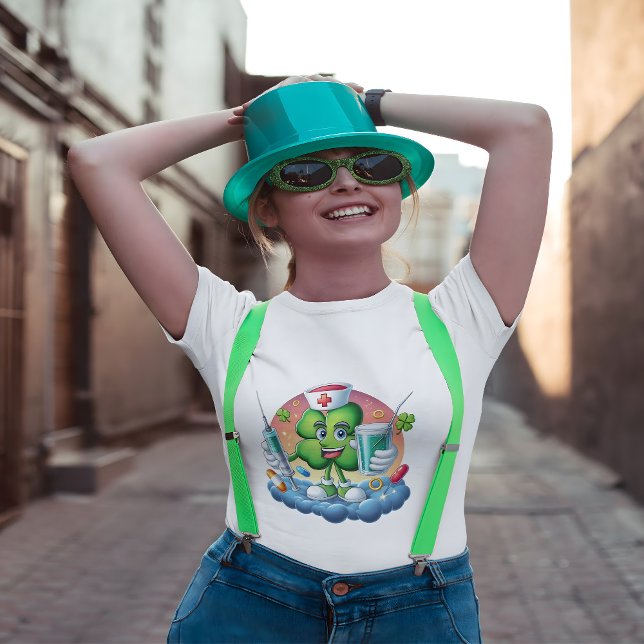 Lucky Nurse Green Shamrock T-Shirt (Creator Uploaded)