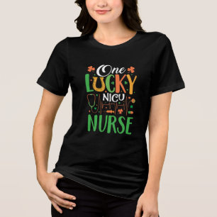 Lucky Nurse: Hilarious St. Patrick’s Day Humour fo Tri-Blend Shirt