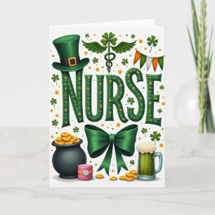 Lucky Nurse St Patricks Day Card