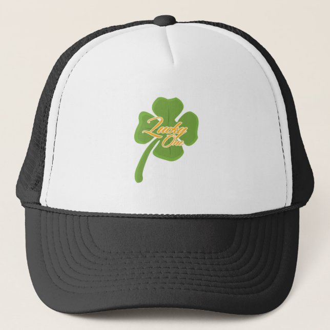 Lucky One (2) Trucker Hat (Front)