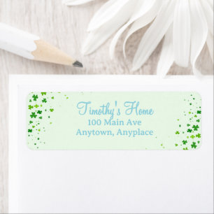 Lucky One First 1st Birthday Party Return Address Label
