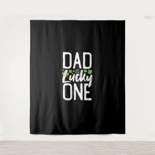 Lucky One First Birthday Dad Family St. Patrick's Tapestry