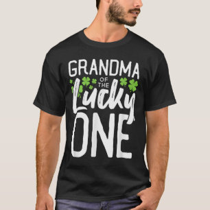 Lucky One First Birthday Grandma Family St. Patric T-Shirt