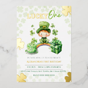 Lucky One First Birthday St Patricks