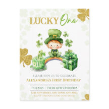 Lucky One First Birthday St Patricks
