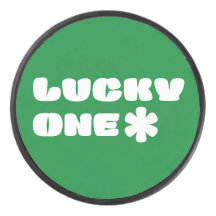 Lucky One Hockey Puck