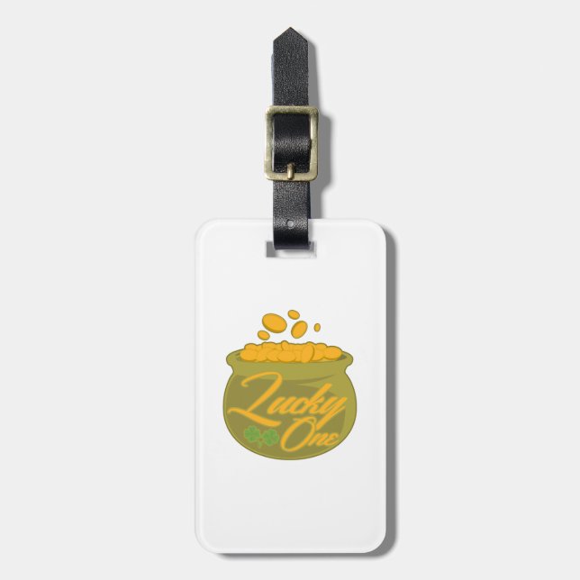 Lucky One   Luggage Tag (Front Vertical)
