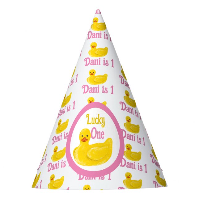 Lucky One  Party Hat (Front)