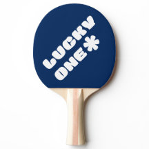 Lucky One Ping Pong Paddle – Blue
