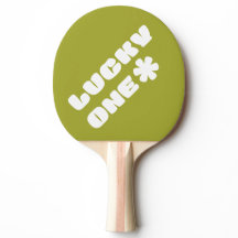Lucky One Ping Pong Paddle – Green