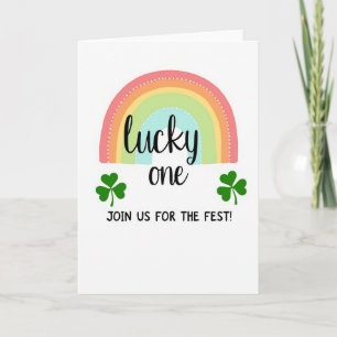 Lucky One Shamrock Card