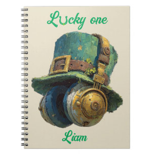 Lucky One St. Patrick’s Day Music Personalized Notebook