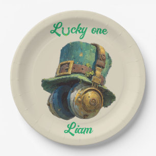 Lucky One St. Patrick’s Day Music Personalized Paper Plate