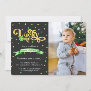 Lucky One   St. Patrick's Day 1st Birthday