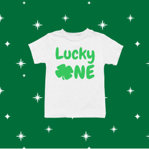 Lucky One St Patrick's Day 1st Birthday Baby T-Shirt