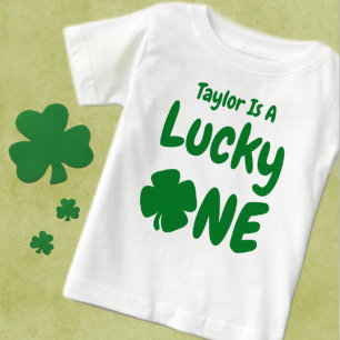 Lucky One St Patrick's Day 1st Birthday Baby T-Shirt