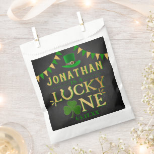 Lucky One St. Patrick's Day 1st Birthday Favour Bag