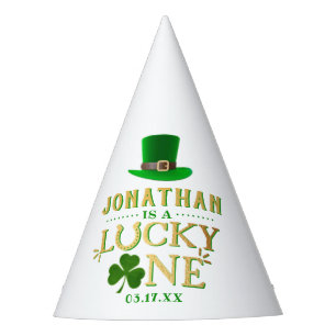 Lucky One St. Patrick's Day 1st Birthday Party Hat