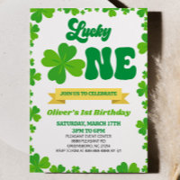 Lucky ONE St. Patrick's Day 1st Birthday Party