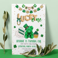Lucky One St. Patrick's day Birthday Baby Party 