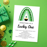 Lucky One St. Patrick's Day First Birthday Party