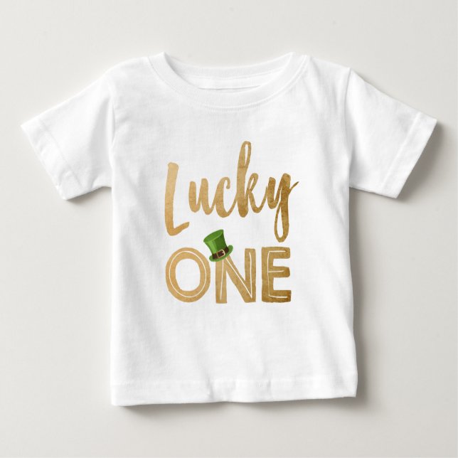 Lucky One St Patrick's Day T-Shirt Toddler Baby (Front)