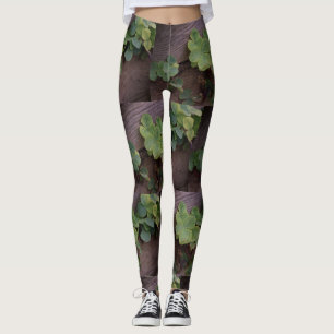 Lucky or Determined? Saint Patricks Day Shamrocks Leggings