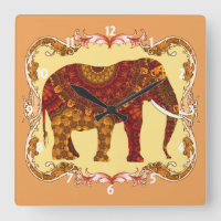 Lucky Ornate Patterned Indian Elephant