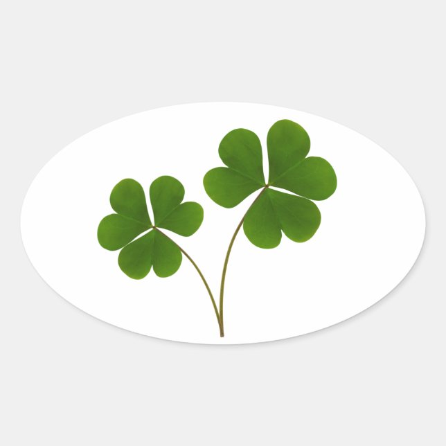 Lucky Oval Sticker (Front)