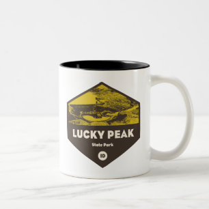 Lucky Peak State Park Idaho Two-Tone Coffee Mug
