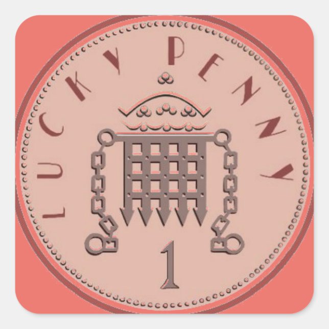 Lucky Penny Sticker (Front)