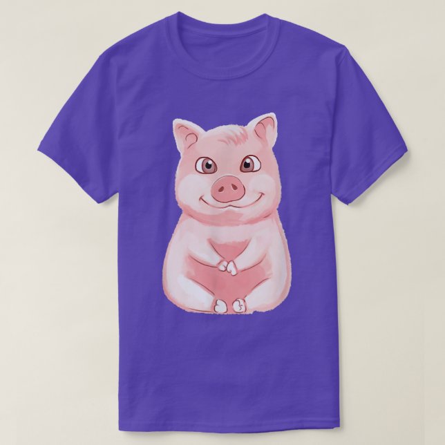 Lucky Pig Pig Pig Piglet Children 4097  T-Shirt (Design Front)