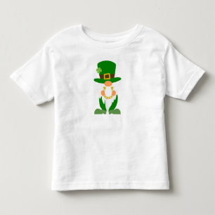 Lucky Plaid Gnome – St. Patrick’s Day Toddler T-Shirt