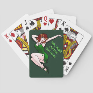 Lucky Playing Cards Lady Luck Personalised Cards
