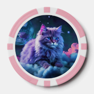Lucky Pocker Chips for Cat Lovers