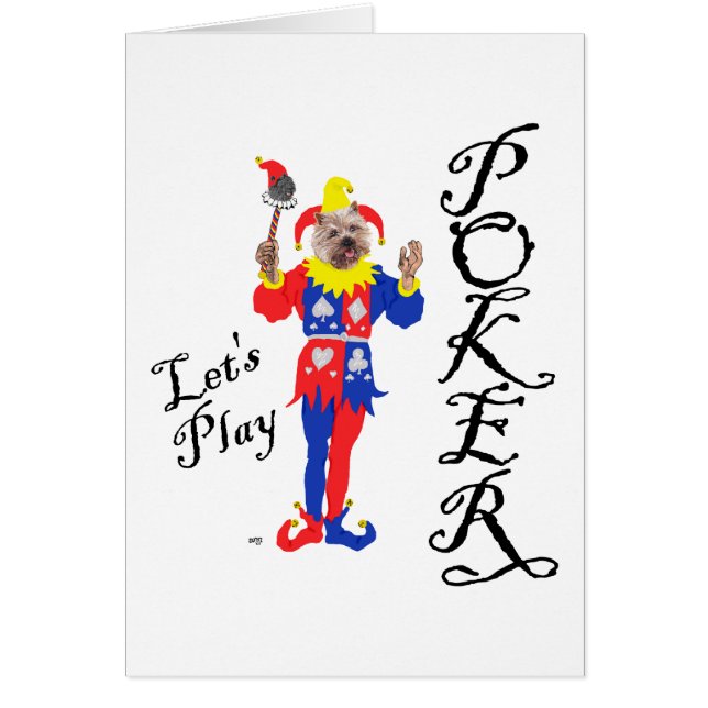 Lucky Poker Cairn Terrier (Front)