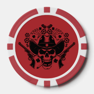 Lucky Poker Skull Chips