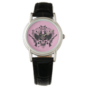 Lucky Poker Skull Watch