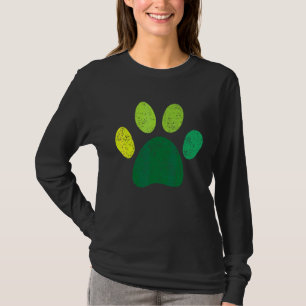 Lucky Pug Paw Dog Irish Mama St Patrick Day T-Shirt