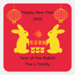 Lucky Rabbit #6-2 Stickers