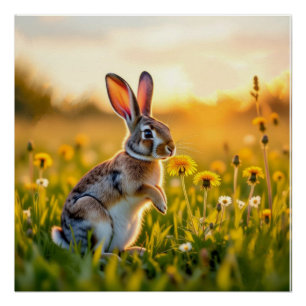 Lucky Rabbit Foot Poster