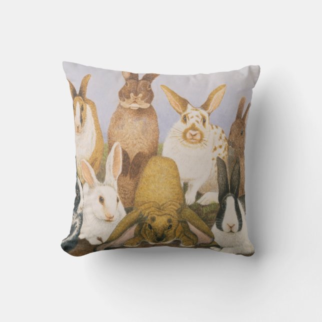 Lucky rabbits cushion (Front)