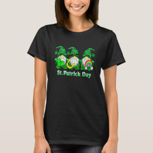 Lucky Rainbow Gnome Happy St Patrick's Day Kids Wo T-Shirt